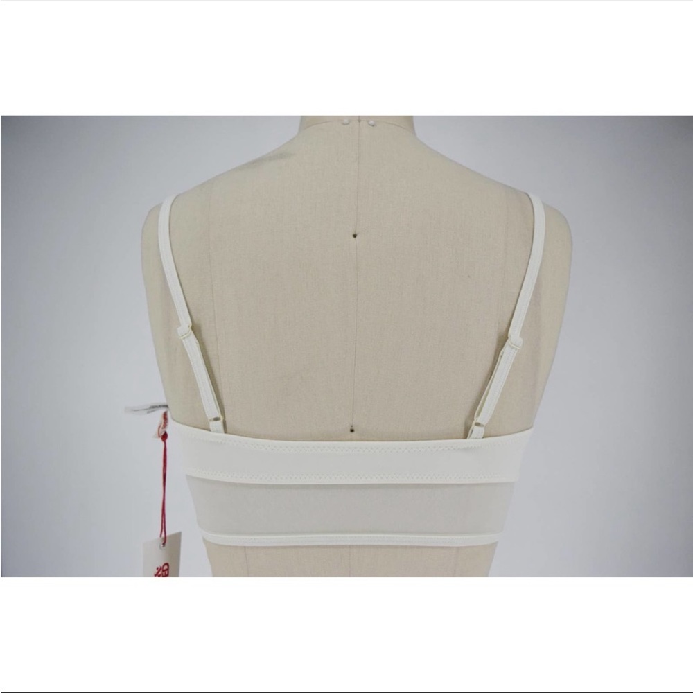 Nwt Solid & Striped Brigitte Mesh Crop Bikini Swi… - image 4